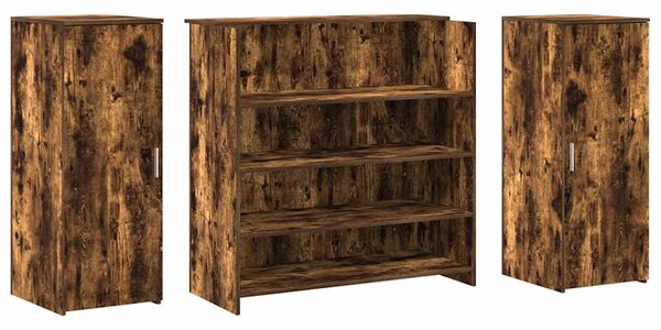 Recepční stůl kouřový dub 180x50x103,5 cm kompozitní dřevo 3324173