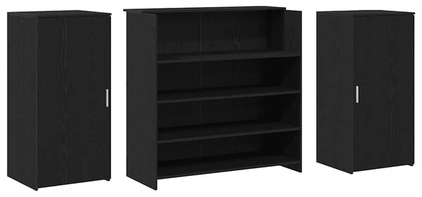 Recepční stůl černý dub 200 x 50 x 103,5 cm, konstrukční dřevo 3324179