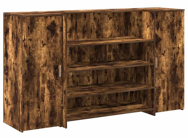 Recepční stůl kouřový dub 180x50x103,5 cm kompozitní dřevo 3324173