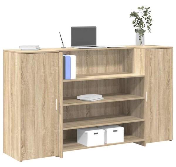 Recepční stůl dub sonoma 180x50x103,5 cm kompozitní dřevo 3324171