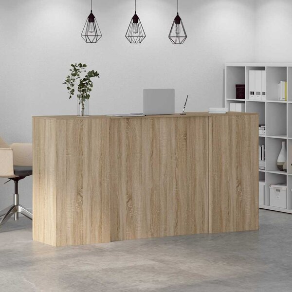 Recepční stůl dub sonoma 200x50x103,5 cm kompozitní dřevo 3324180