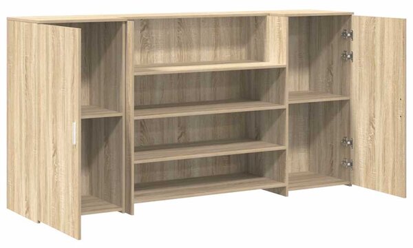 Recepční stůl dub sonoma 200x50x103,5 cm kompozitní dřevo 3324180