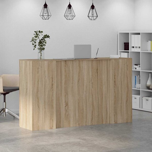 Recepční stůl dub sonoma 180x50x103,5 cm kompozitní dřevo 3324171