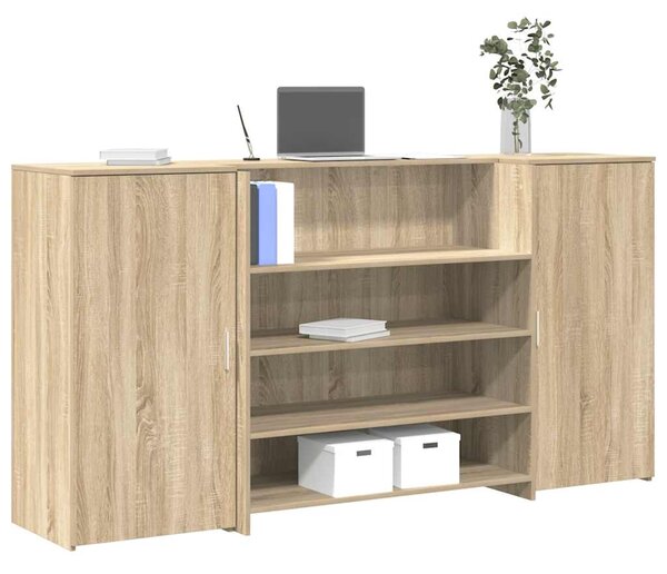 Recepční stůl dub sonoma 200x50x103,5 cm kompozitní dřevo 3324180