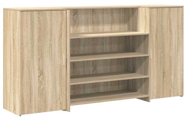 Recepční stůl dub sonoma 200x50x103,5 cm kompozitní dřevo 3324180