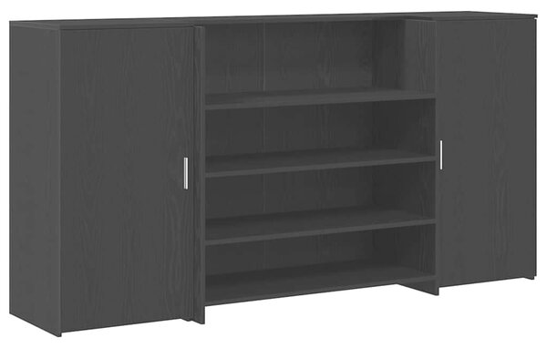 Recepční stůl černý dub 200 x 50 x 103,5 cm, konstrukční dřevo 3324179