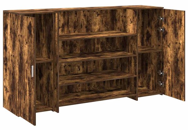 Recepční stůl kouřový dub 180x50x103,5 cm kompozitní dřevo 3324173
