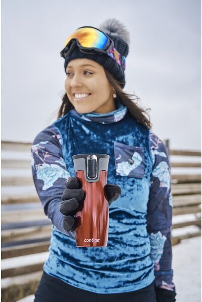 Contigo Termohrnek West Loop 470 ml, Red