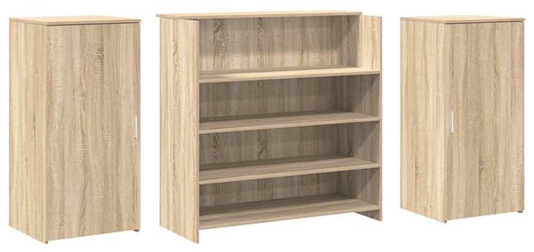 Recepční stůl dub sonoma 200x50x103,5 cm kompozitní dřevo 3324180