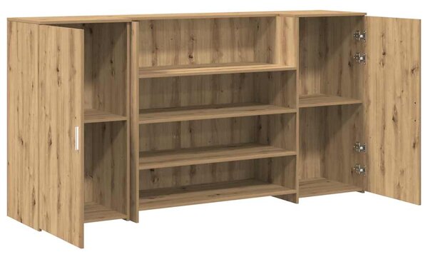 Recepční stůl dub artisan 200x50x103,5 cm kompozitní dřevo 3324186