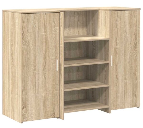 Recepční stůl dub sonoma 135x50x103,5 cm kompozitní dřevo 3324189