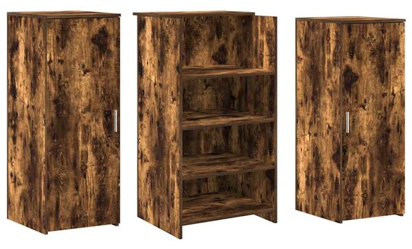 Recepční stůl kouřový dub 135x50x103,5 cm kompozitní dřevo 3324191