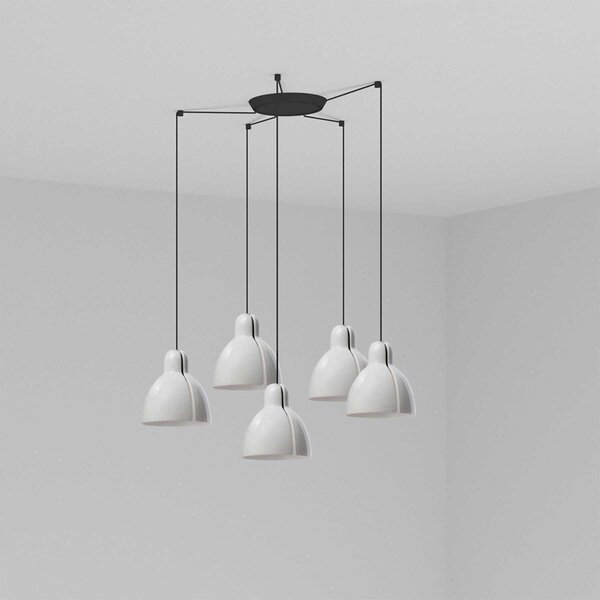 Faro Venice E27 závěsné keramické svítidlo Bílá160mm5