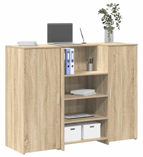 Recepční stůl dub sonoma 135x50x103,5 cm kompozitní dřevo 3324189