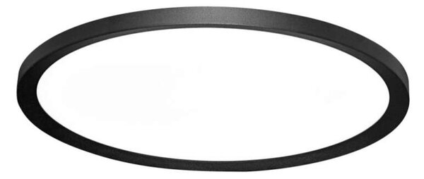 Palnas 61006949 HELA - Moderní stropní kulaté LED svítidlo s přepínačem barvy světla 3000 - 4000K, 36W Ø 40cm (Stropní černé úsporné LED svítidlo s přepínáním barvy světla)