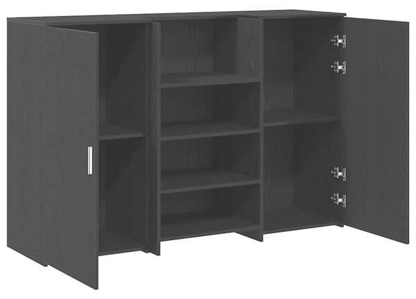 Recepční stůl černý dub 155x50x103,5 cm kompozitní dřevo 3324197