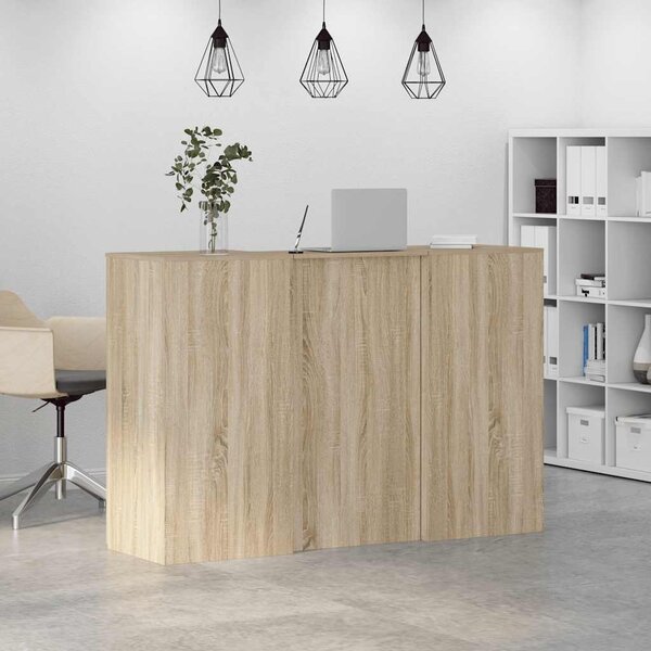 Recepční stůl dub sonoma 155x50x103,5 cm kompozitní dřevo 3324198