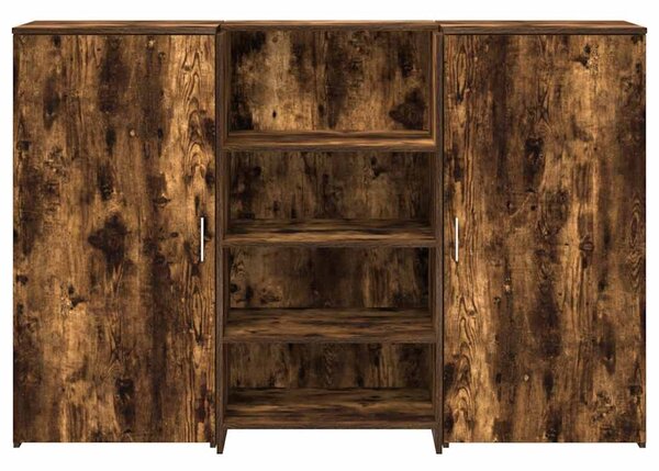 Recepční stůl kouřový dub 155x50x103,5 cm kompozitní dřevo 3324200