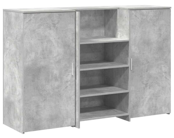 Recepční stůl betonově šedý 155x50x103,5 cm kompozitní dřevo 3324199