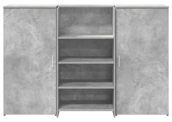 Recepční stůl betonově šedý 155x50x103,5 cm kompozitní dřevo 3324199