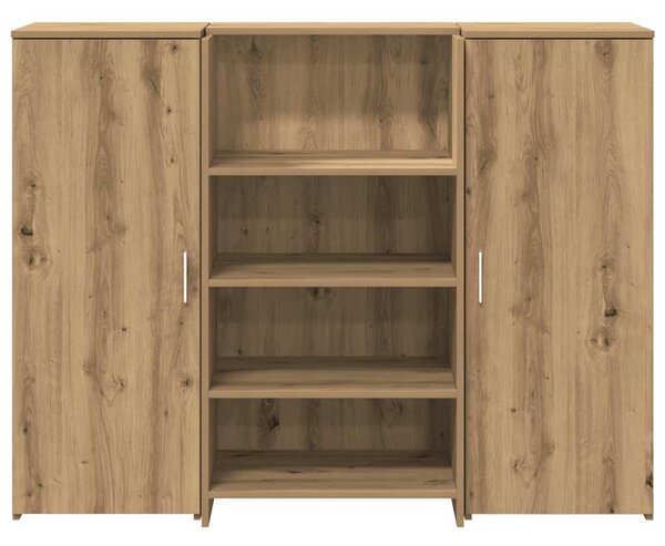 Recepční stůl dub artisan 135x50x103,5 cm kompozitní dřevo 3324195