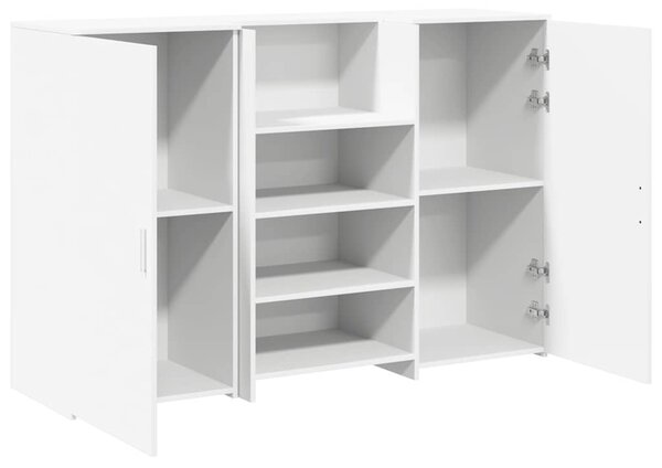 Recepční stůl bílý 155x50x103,5 cm kompozitní dřevo 3324196