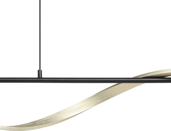 Eglo 902135-LED Lus. na lanku CONAPRATO LED/20W/230V 2700/4000/6500K černá/zlatá