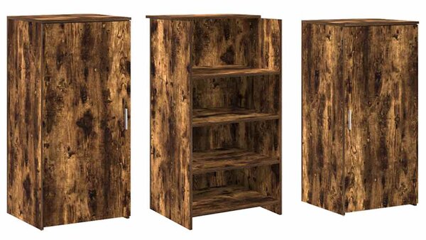 Recepční stůl kouřový dub 155x50x103,5 cm kompozitní dřevo 3324200