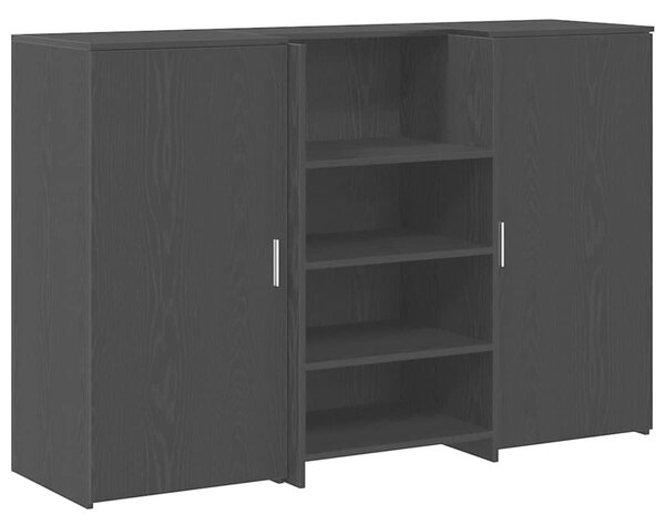 Recepční stůl černý dub 155x50x103,5 cm kompozitní dřevo 3324197