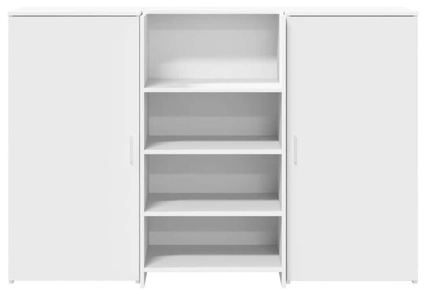 Recepční stůl bílý 155x50x103,5 cm kompozitní dřevo 3324196