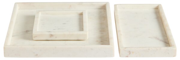 Kave Home Bílý mramorový tác Serela 35 x 18 cm