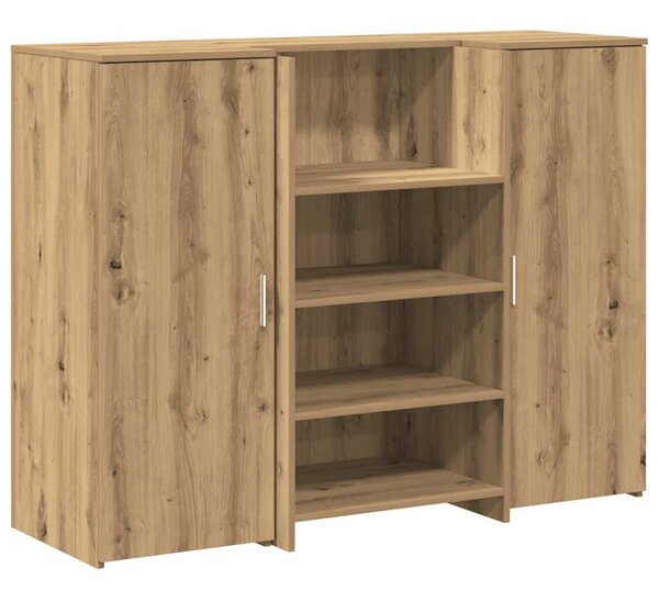 Recepční stůl dub artisan 135x50x103,5 cm kompozitní dřevo 3324195