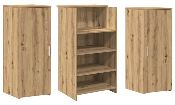 Recepční stůl dub artisan 135x50x103,5 cm kompozitní dřevo 3324195