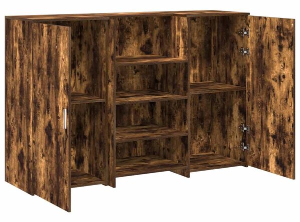 Recepční stůl kouřový dub 155x50x103,5 cm kompozitní dřevo 3324200