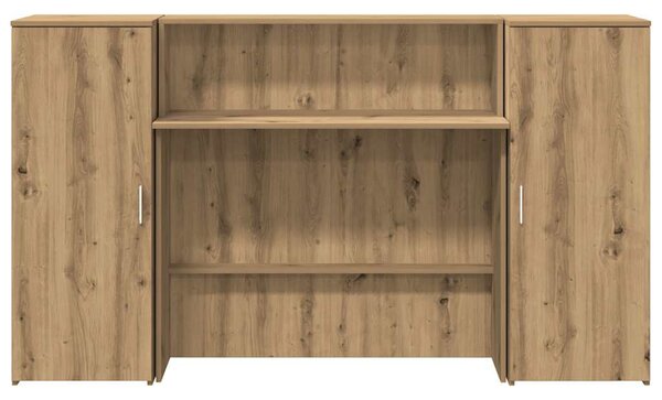 Recepční stůl dub artisan 180x50x103,5 cm kompozitní dřevo 3324213