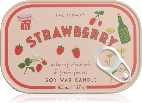Paddywax Bistro Tin Strawberry vonná svíčka v plechovce 127 g