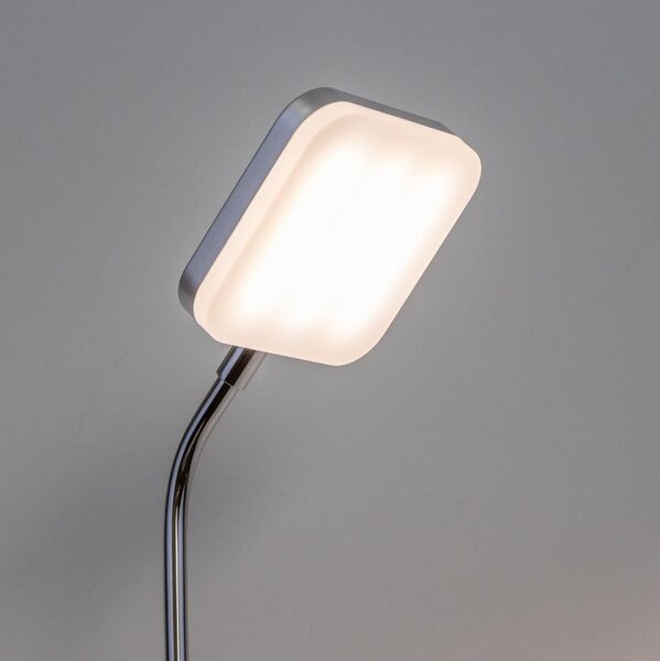 LED Nástěnná lampička do zásuvky LED/3,2W/230V lesklý chrom