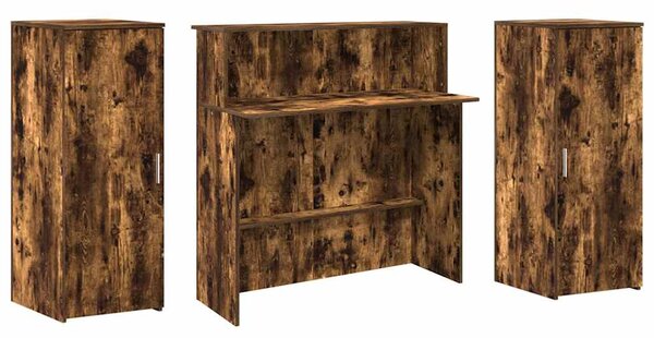 Recepční stůl kouřový dub 180x50x103,5 cm kompozitní dřevo 3324209