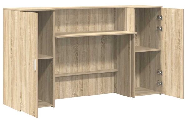 Recepční stůl dub sonoma 180x50x103,5 cm kompozitní dřevo 3324207