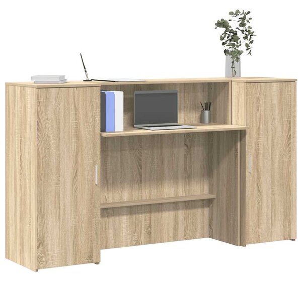 Recepční stůl dub sonoma 180x50x103,5 cm kompozitní dřevo 3324207