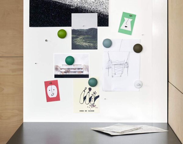 Vitra Magnety Magnet Dots, set 5 ks, green