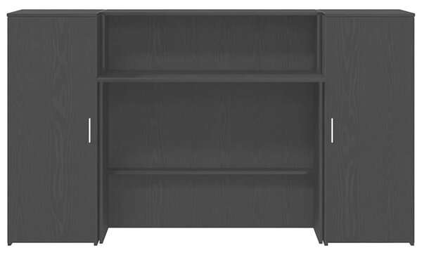 Recepční stůl černý dub 180 x 50 x 103,5 cm, konstrukční dřevo 3324206