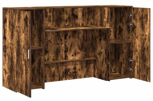 Recepční stůl kouřový dub 180x50x103,5 cm kompozitní dřevo 3324209