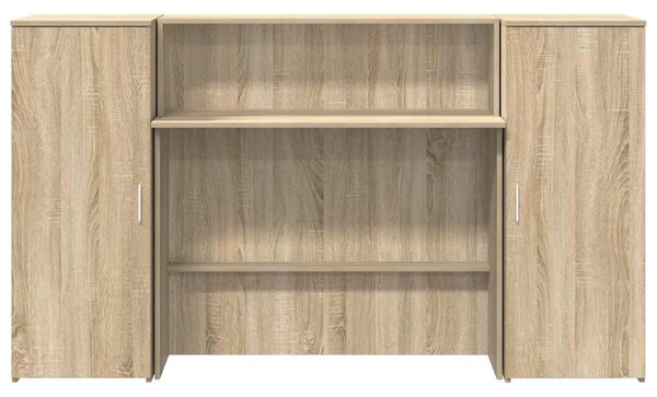 Recepční stůl dub sonoma 180x50x103,5 cm kompozitní dřevo 3324207