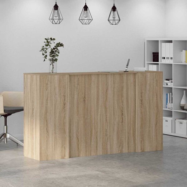 Recepční stůl dub sonoma 180x50x103,5 cm kompozitní dřevo 3324207