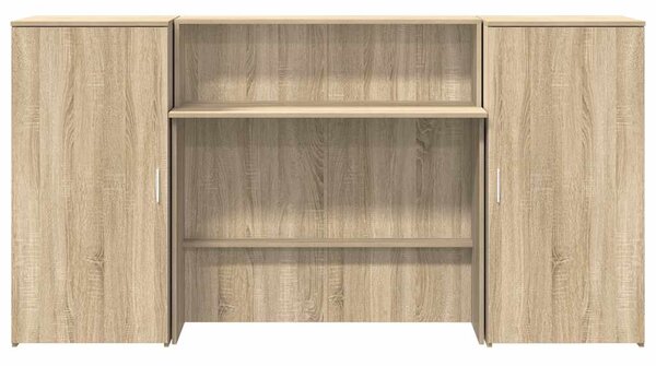 Recepční stůl dub sonoma 200x50x103,5 cm kompozitní dřevo 3324216