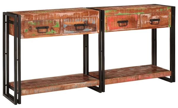 Konzolové stolky 2 ks Vícebarevný 161 x 33 x 75 cm 3324225