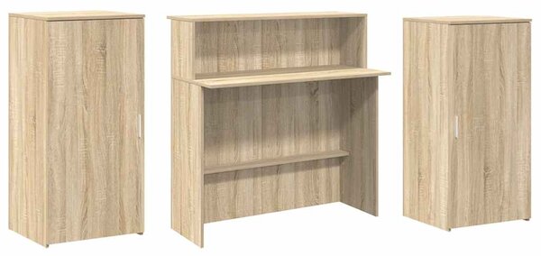 Recepční stůl dub sonoma 200x50x103,5 cm kompozitní dřevo 3324216
