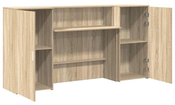 Recepční stůl dub sonoma 200x50x103,5 cm kompozitní dřevo 3324216