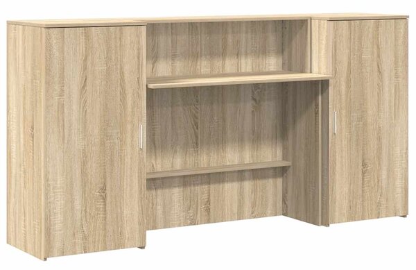 Recepční stůl dub sonoma 200x50x103,5 cm kompozitní dřevo 3324216